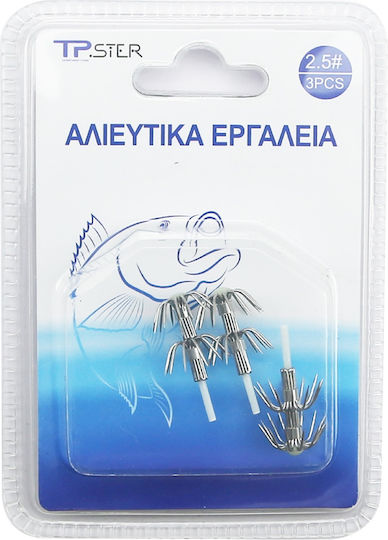 Tpster Dreifach Tintenfisch Jig 2,5# 3 Stk 37313