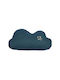 L1n0 Wolkenkissen Stickerei Tiefblau