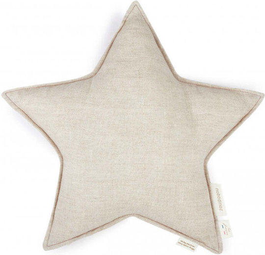 Lin Star Pillow Greige