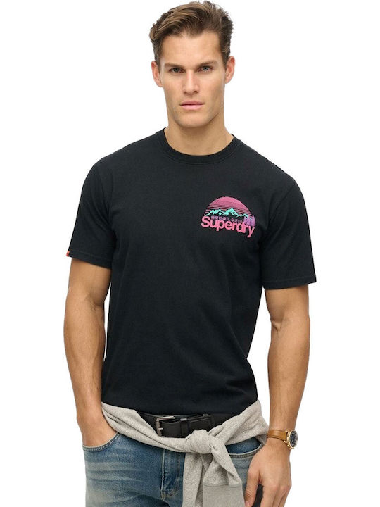 Great Outdoors Chest T-shirt Black