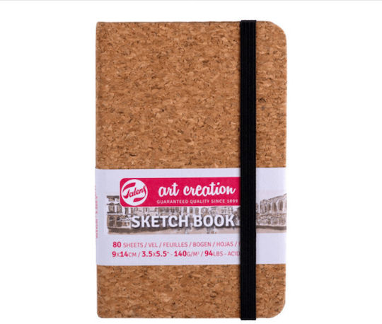 Μπλοκ Σχεδίου Sketchbook Talens 9x14cm 140gr 80 Φύλλα 9314051m Cork