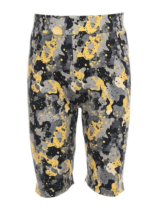 Kids Legging Cycling Short Multicolor, Black