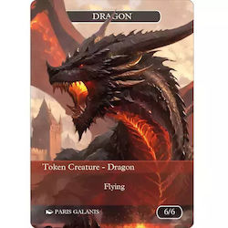 Dragon Token Red 6/6 Version 1
