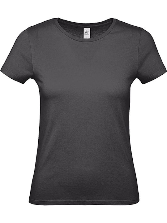 B&C Tricou Promoțional Pentru Femei Black Pure