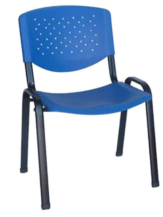 Stuhl Milos Pvc in Schwarz Farbe 1Stück