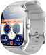 Hoco Y28 Smartwatch με Παλμογράφο (Ασημί)