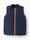 Kids' Casual Jacket Sleeveless Blue