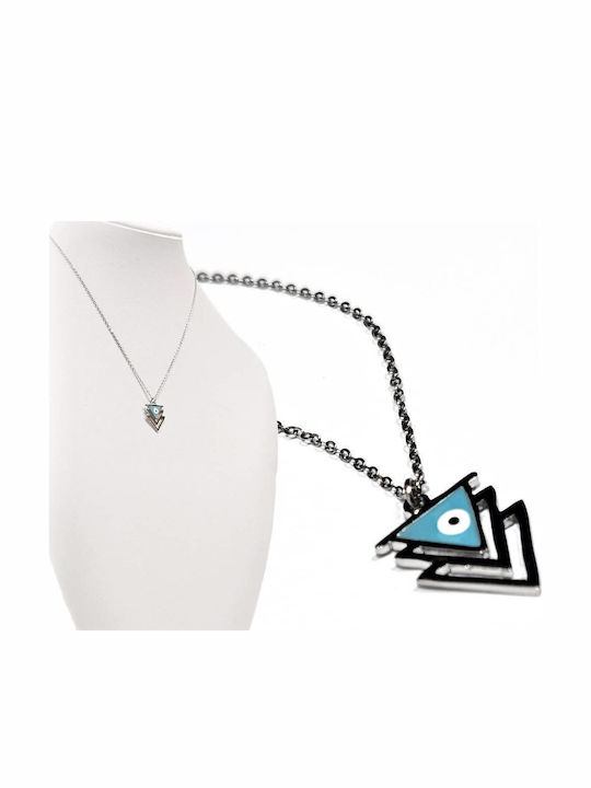 Isay Collection Necklace Choker Eye from Steel