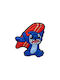 Crocs Jibbitz Charm Stitch Blue Pins