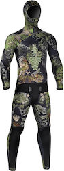 Dessault Merou Divisible Wetsuit for Speargun Green Camouflage 5mm
