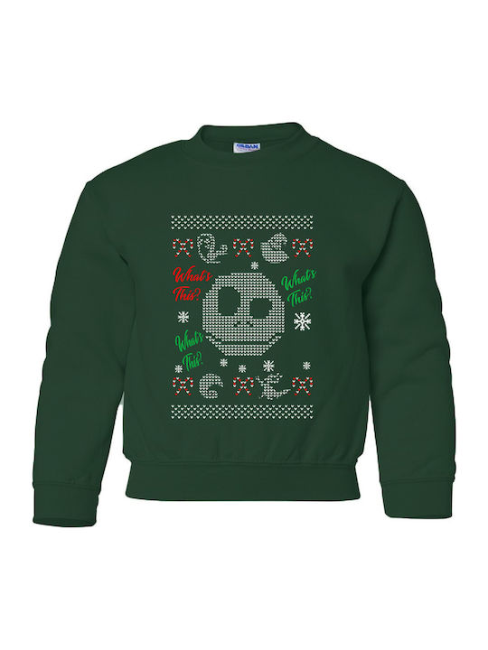 Παιδικό Φούτερ Whats This? Forest Green