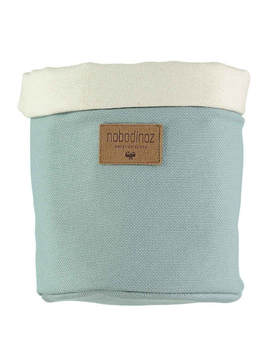 Nobodinoz Декоративна кошница Текстил Blue 19x16бр
