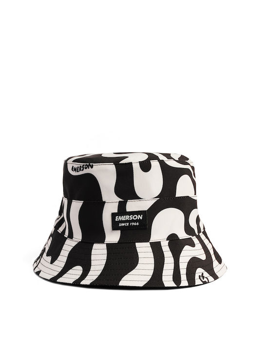Emerson Υφασμάτινo Καπέλο Bucket Μαύρο