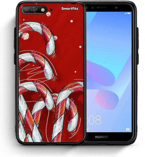 Candy Cane Huawei Y6 2018 Honor 7a Hülle