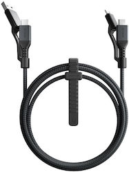 Nomad Kevlar USB 2.0 USB-C male - USB-C 240W 0.3m Nomad Kevlar USB 2.0 USB-C male - USB-C 240W 0.3m