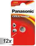 Panasonic Cell Power Batterien Alkalisch LR44 1...