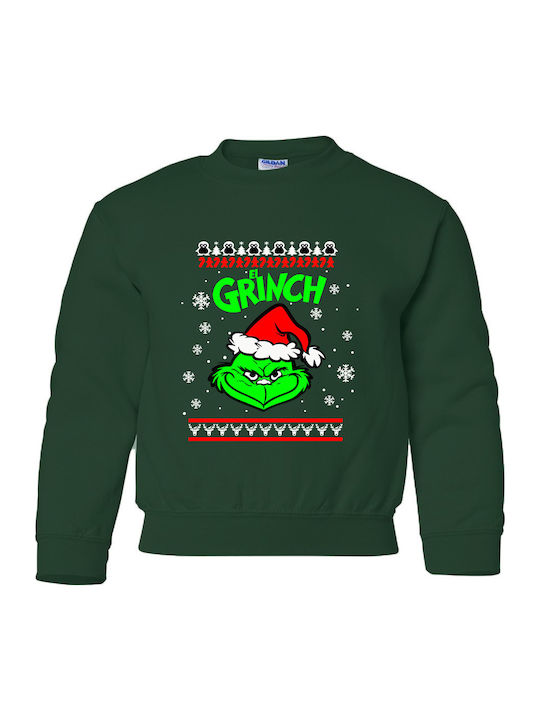 Παιδικό Φούτερ Grinch Forest Green
