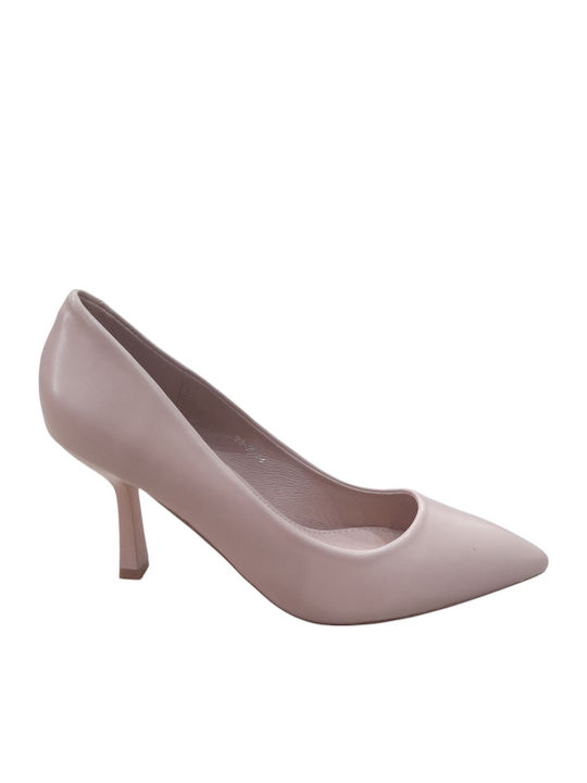 Pantofi cu toc Roz