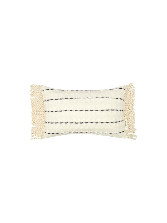 Nobodinoz Portofino Sofa Cushion 100% Cotton Black 23x35cm
