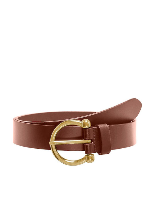 Only Leather Women's Belt Cognac