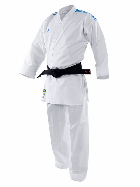 adidas Dna Wkf Ενηλίκων Στολή Καράτε Λευκή