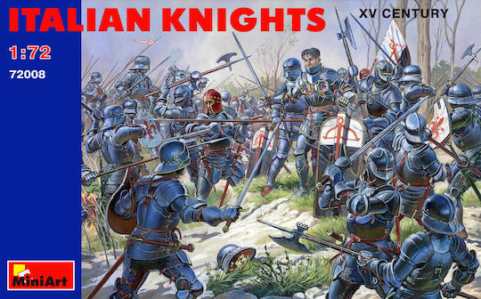 Miniart Modellfiguren Italienische Ritter 1:72 72008