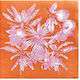 Xαρτοπετσέτες Fruits Exotiques Orange 12.5x12.5cm Francoise Paviot 20 Tεμάχια