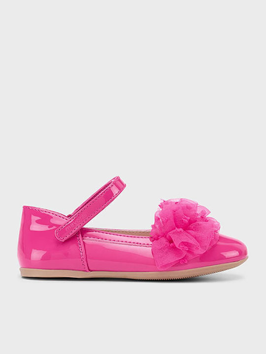 Mayoral Kids Patent Leather Ballerinas with Hoo...