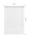 Tpster Shade Blind Aluminum in White Color L100xH180cm