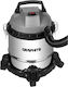 Graphite Staubsauger Flüssigkeiten / Feststoffe 800W mit Edelstahl Behälter 12Es