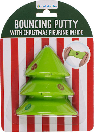 Out of the Blue Plasticine Bouncing Putty for 3+ Years 1 Piece Christmas Tree