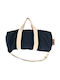 Cotton Gym Bag Navy Blue 45x30cm