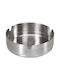 Stainless Steel Ashtray Silver Φ12xh3.5cm Gtsa 53-712 00006170