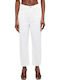 Women's Jean Trousers in Loose Fit White