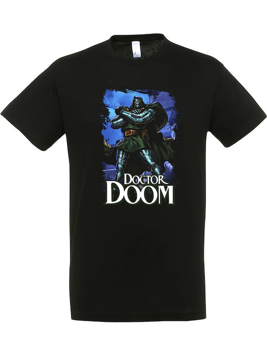 Ανδρικό Μπλουζάκι Μαύρο Marvel Doctor Doom Dp0663