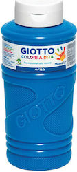 Δακτυλομπογιές Δακτυλοχρώματα Μπλε 750ml Giotto