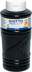 Δακτυλομπογιές Δακτυλοχρώματα Μαύρο 750ml Giotto