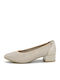 Leder Pumps Beige