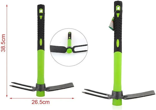 Kmt Τσάπα-αξίνα Κήπου Λαστιχένια Λαβή 38.5cm Kmt Tools Garden Hoe-pickaxe Rubber Handle