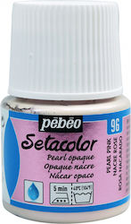 Setacolor Shimmer Opaque Pebeo Pearl Pink 45ml
