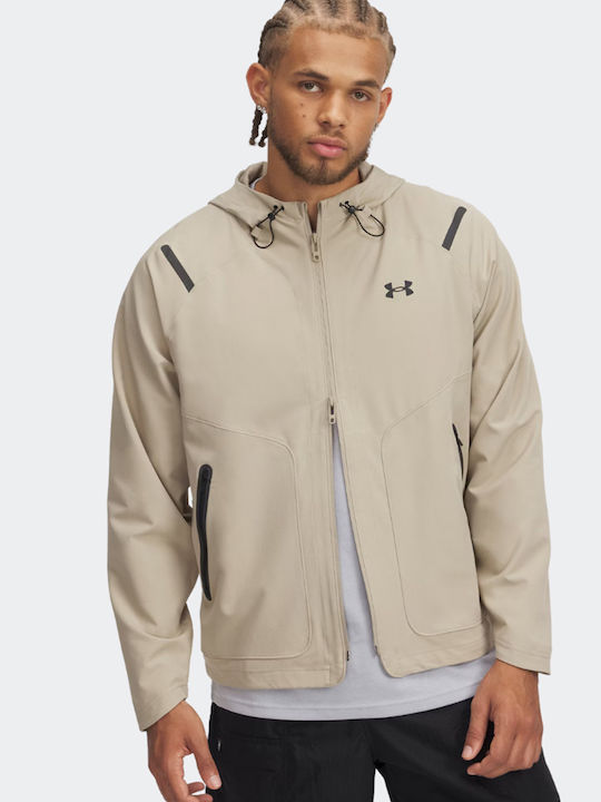 Under Armour Unstoppable Jacket Beige 1389354-299 | Skroutz.mt