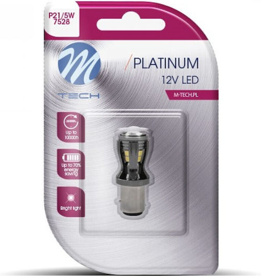 M-Tech Lampen Auto P21/5W-BAY15D-1157 / P21/5W Canbus LED Weiß 12-24V 1Stück
