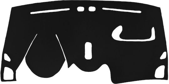 Ford Transit Connect 2014-2021 Armaturenbrettabdeckung schwarzer Stoff