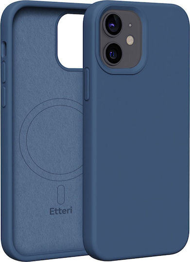 Etteri Back Cover Σιλικόνης Μπλε (iPhone 12 / 12 Pro)