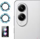 Enkay Hat-prince Camera Protection Tempered Glass Light Blue for the Samsung Galaxy S25 Edge