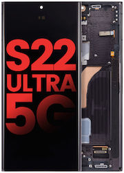 Οθόνη Samsung για Samsung S908B, Galaxy S22 Ultra 5G (Μαύρο)