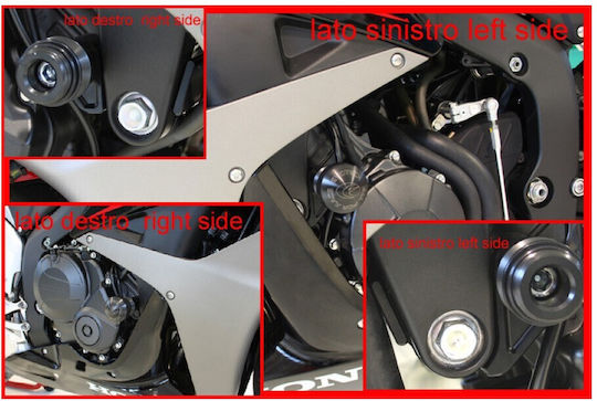 Evotech Motorschutz-Schiebesatz für Honda CBR 600 RR '07-'08