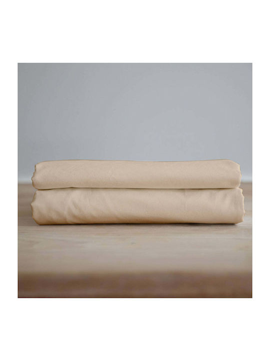 White Fabric Bettlaken Super-Doppel mit Gummiba...