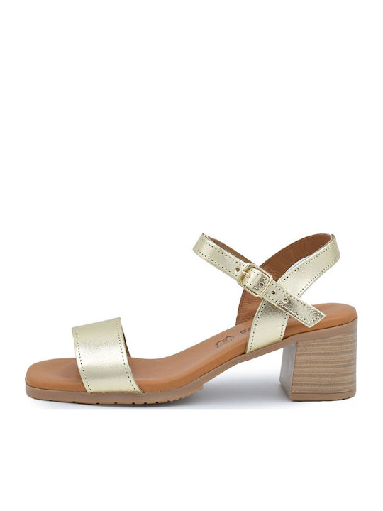 Leather Sandals Gold
