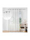Curtain with Grommet L-c Carlin Beige 240x240cm